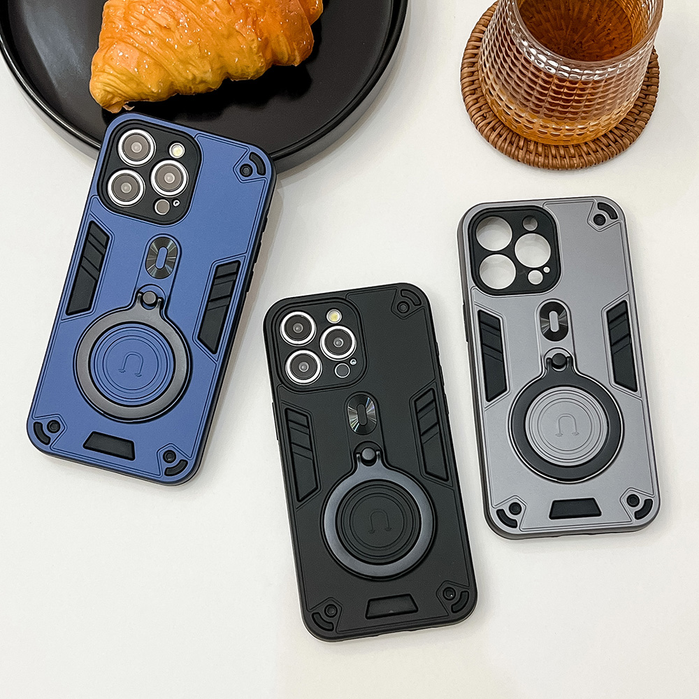 Kickstand Adjustable - Magnetische Ring-Kickstand-Handyhülle für Apple iPhone 16