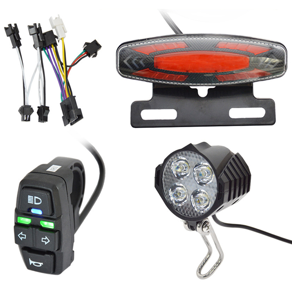 Bike Light Front Rear - Ebike Vorderradbremse Rücklicht 24V 48V Fahrradträgerlampe