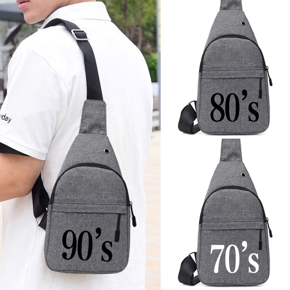 Cycling Commute Bag - Einzelne Schultertasche für Herren, Brusttasche, Fahrradtasche,