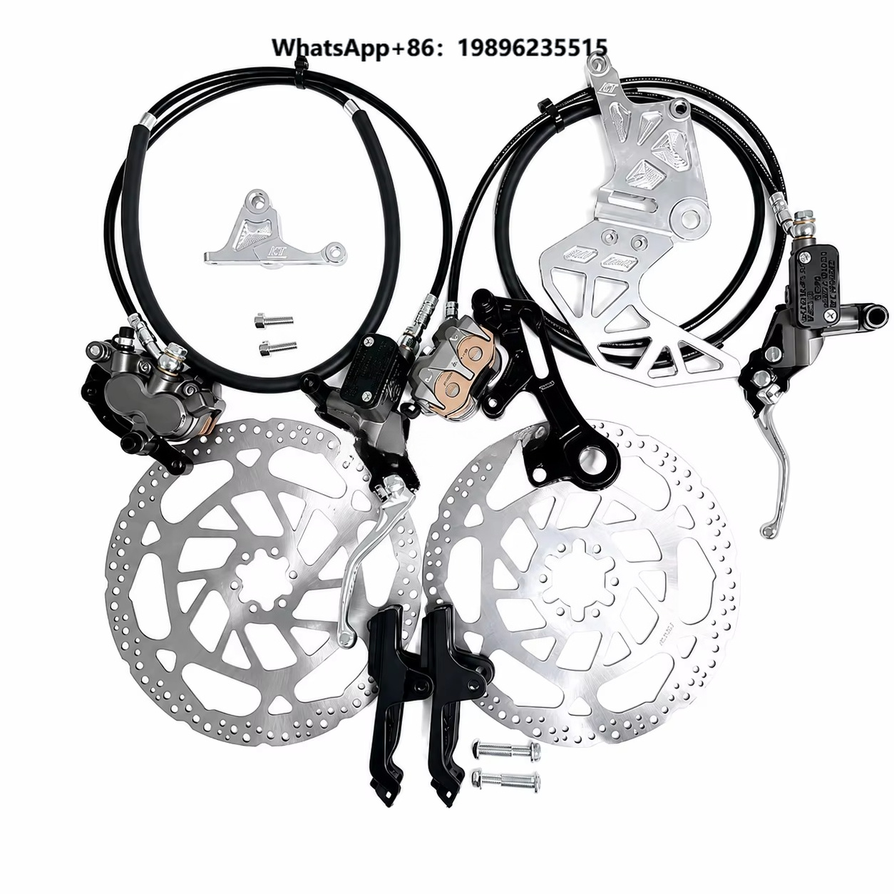 Bike Light Front Rear - RACING Verstärkte Vorder- und Hinterrad-Bremsanlage Hydraulisches