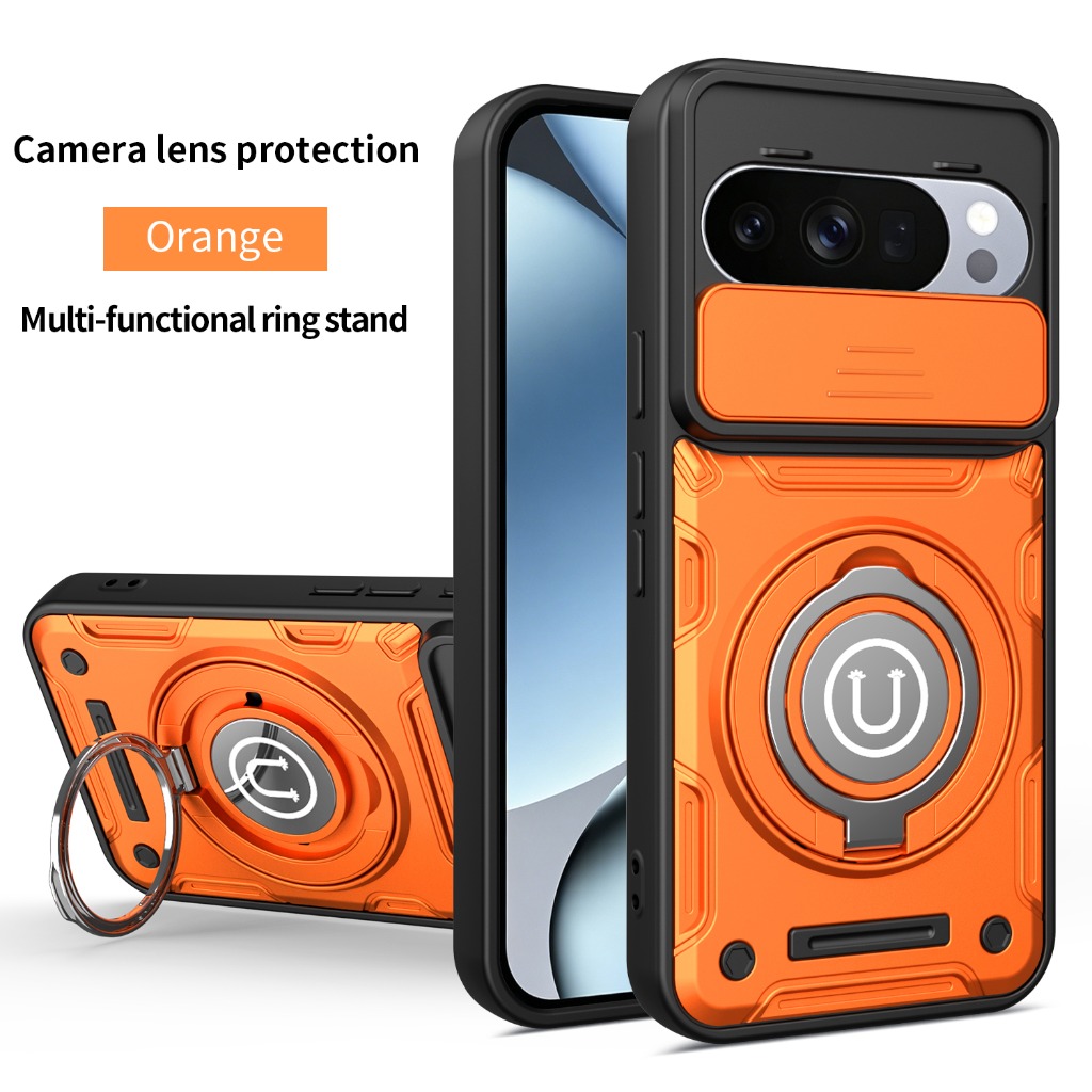Kickstand Adjustable - Magnetische Autohalterung 360° ° Ring-Kickstand-Handyhülle mit