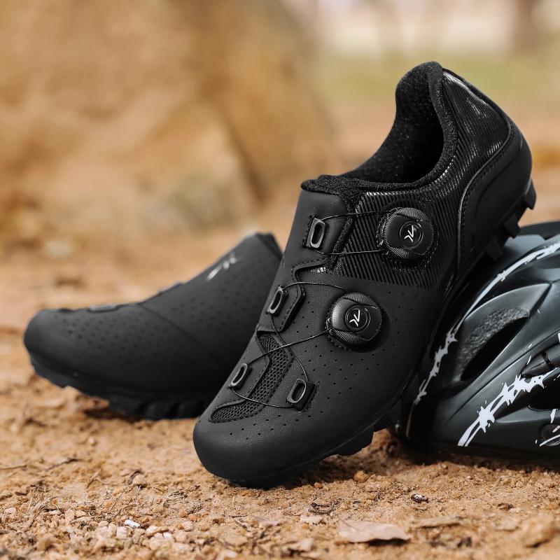 Cycling Commute Shoes - Herren-Rennrad-Mountainbike-Reitschuhe, bequeme, atmungsaktive, verschleißfeste Freizeit-Offroad-Reitschuhe für
