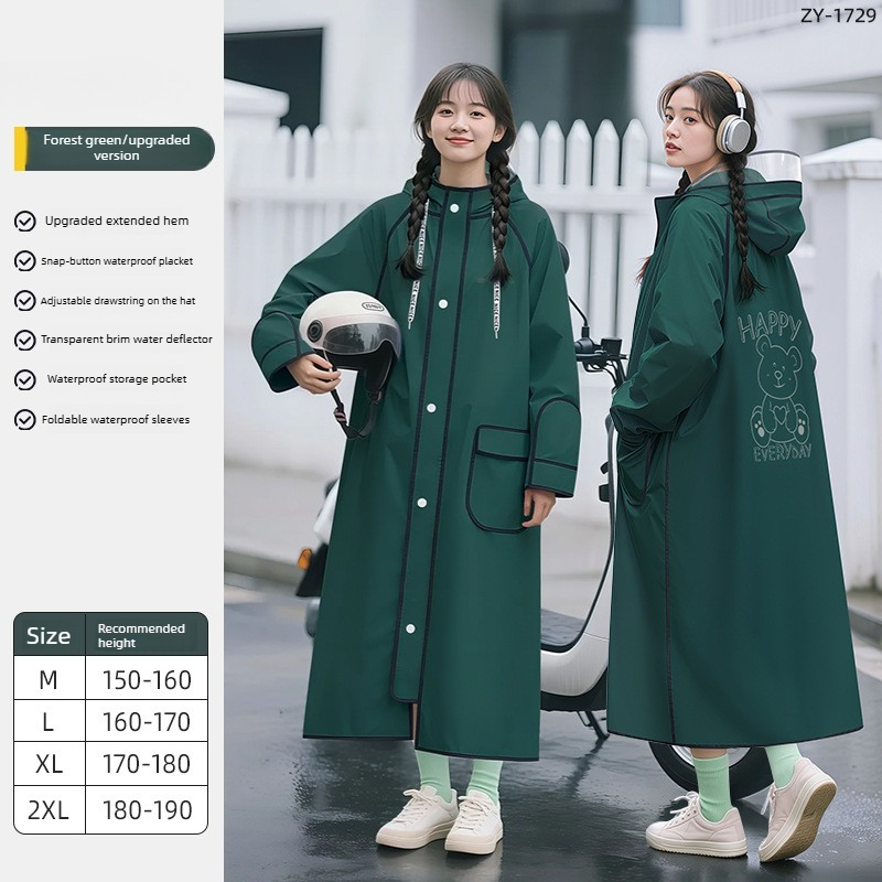 Ganzkörper-EVA-Wasserdichter R – Cycling Commute Rain Bewertung und Preis