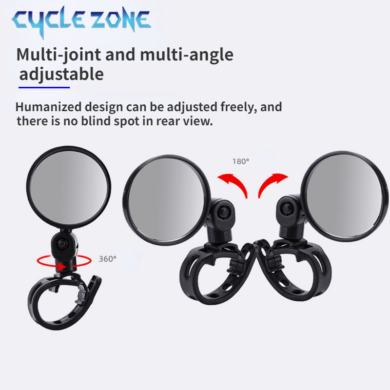 2PCS Fahrrad Rückspiegel 360 G – Cycling Zones Bewertung und Preis