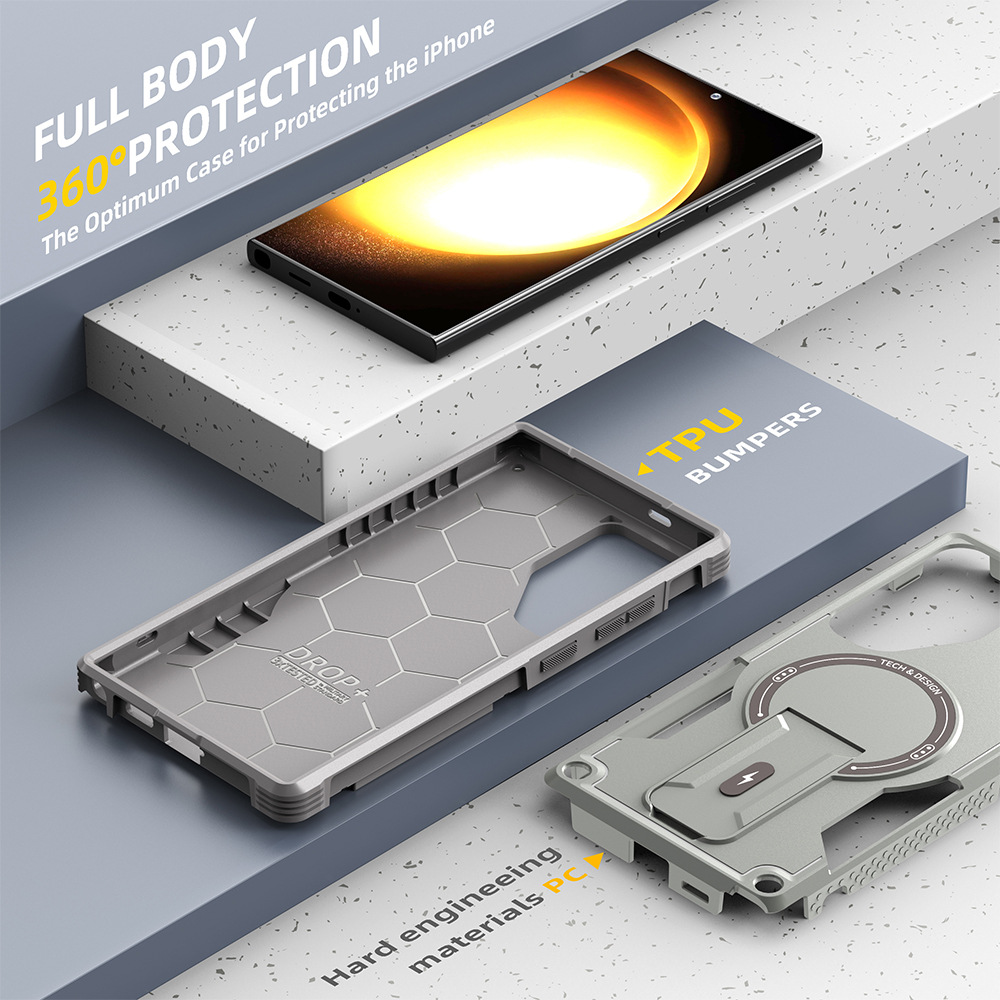 Magnetische Hülle für Samsung  – Kickstand Adjustable Bewertung und Preis