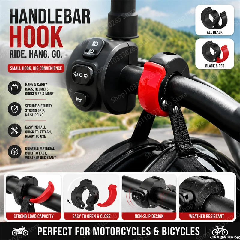 Robuster Motorrad-Lenkerhaken, – Cycling Commute Bag Bewertung und Preis