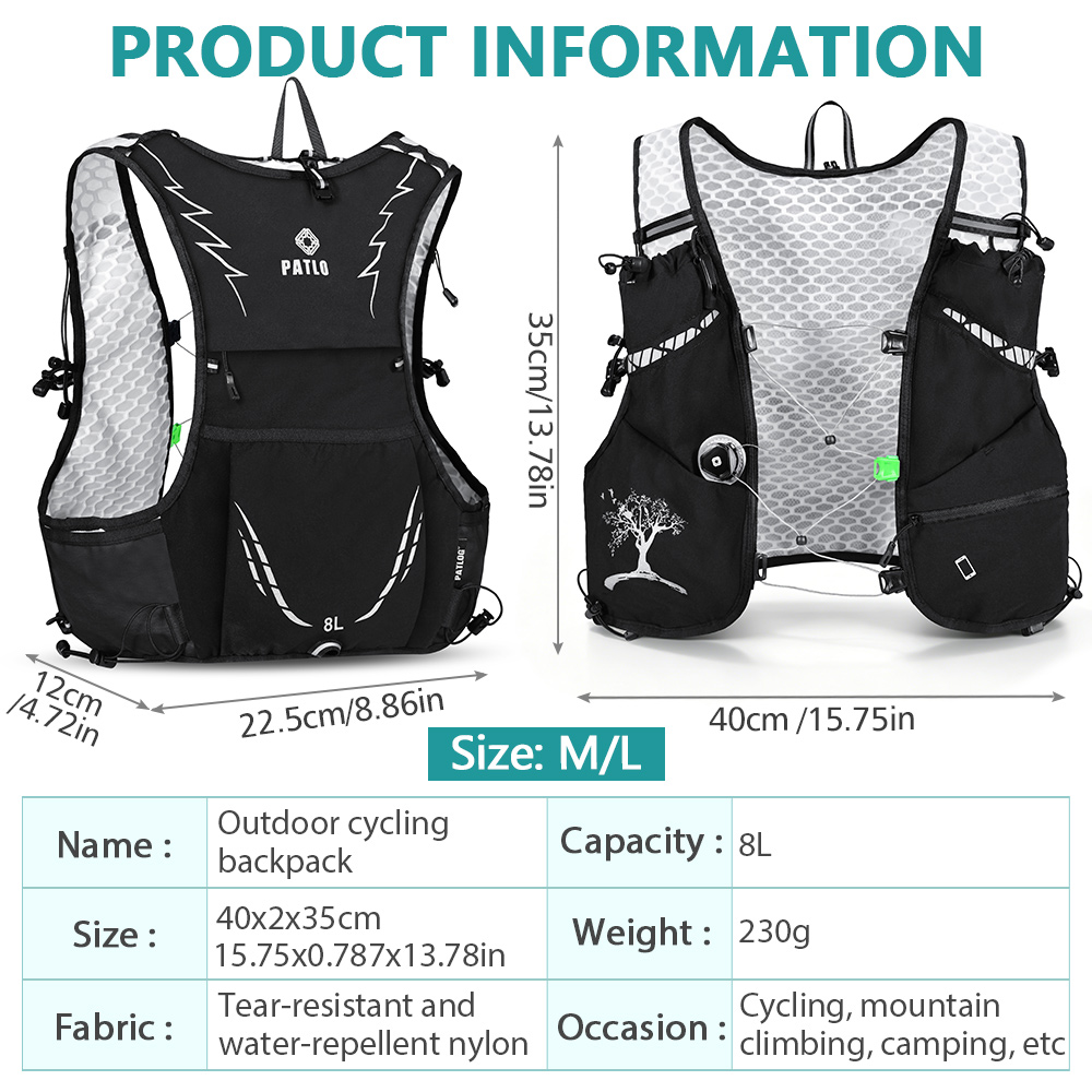 2026 Neuer 8L Outdoor Trailrun – Cycling Commute Backpack Bewertung und Preis