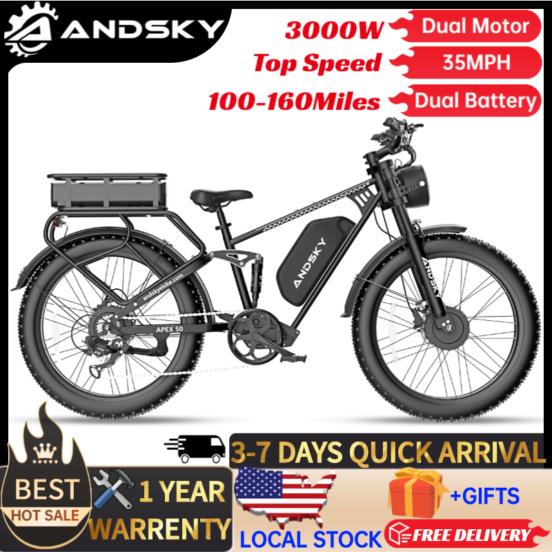 ANDSKY Apex50 AWD Elektrofahrr – Bike Pump Frame Mount Bewertung und Preis