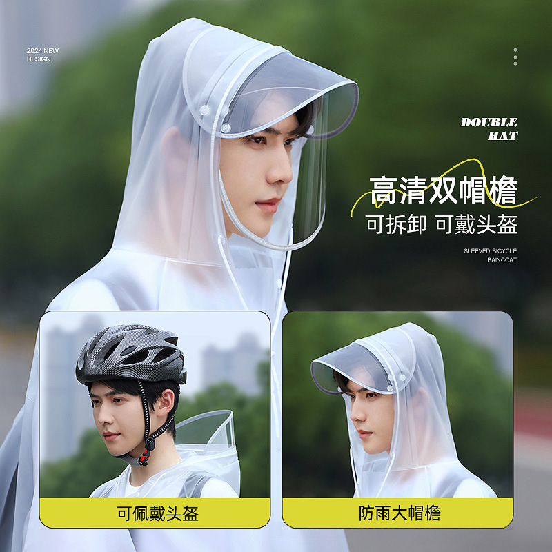 Unisex Fahrrad-Regenponcho mit – Cycling Commute Rain Bewertung und Preis